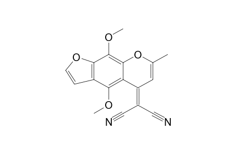 2-(4,9-dimethoxy-7-methyl-5H-furo[3,2-g]chromen-5-ylidene)malononitrile