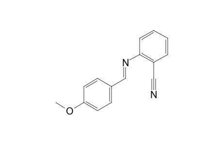 (E)-2-((4-Methoxybenzylidene)amino)benzonitrile