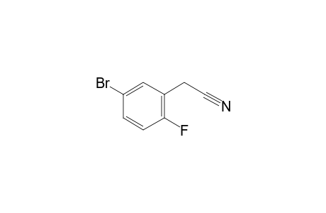 (5-Bromo-2-fluorophenyl)acetonitrile