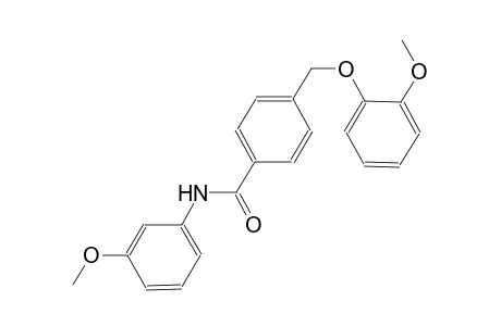 4-[(2-methoxyphenoxy)methyl]-N-(3-methoxyphenyl)benzamide