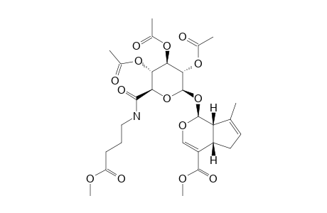 2',3',4'-TRIACETYL-10-DEOXY-GENIPOSIDEE-6'-GAMMA-AMINO-BUTURYC-ACID-AMIDE-METHYLESTER