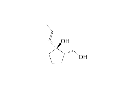 (1'E,1R*,2S*)-2-(Hydroxymethyl)-1-(1'-propenyl)cyclopentan-1-ol