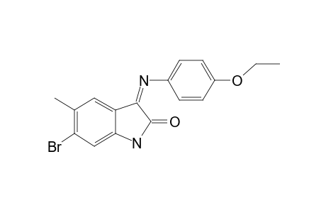 6-Bromo-3-(4-ethoxyphenylimino)-methyl-1,3-dihydroindol-2-one