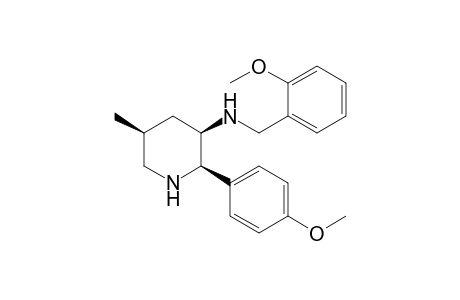 (2R,3R,5S)-2-(4-methoxyphenyl)-N-[(2-methoxyphenyl)methyl]-5-methyl-3-piperidinamine
