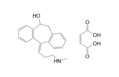 (E)-10,11-dihydro-5-[3-(methylamino)propylidene]-5H-dibenzo[a,d]cyclohepten-10-ol, maleate(1:1) (salt)