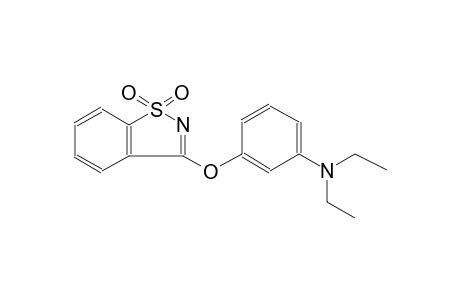 3-[(1,1-dioxido-1,2-benzisothiazol-3-yl)oxy]-N,N-diethylaniline