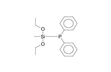 (DIETHOXY)METHYL(DIPHENYLPHOSPHINOMETHYL)SILANE