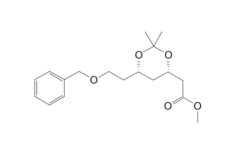 METHYL-2-[(4S,6S)-6-[2-(BENZYLOXY)-ETHYL]-2,2-DIMETHYL-1,3-DIOXAN-4-YL]-ACETATE