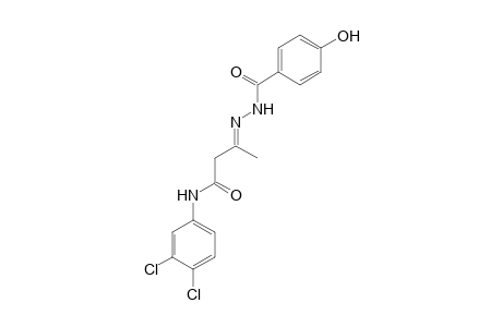 (3E)-N-(3,4-Dichlorophenyl)-3-[(4-hydroxybenzoyl)hydrazono]butanamide