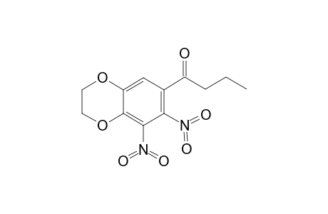 Butan-1-one, 1-(2,3-dihydro-7,8-dinitro-1,4-benzodioxin-6-yl)-