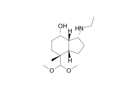 (1-BETA,2-ALPHA,6-BETA,9-ALPHA)-9-ETHYLAMINO-5-ALPHA-DIMETHOXYMETHYL-5-BETA-METHYL-BICYCLO-[4.3.0]-NONAN-2-OL