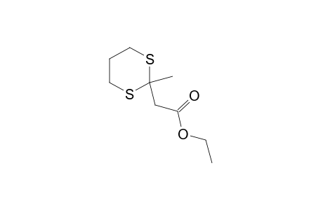 2-methyl-m-dithiane-2-acetic acid, ethyl ester