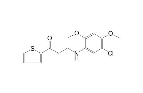 1-propanone, 3-[(5-chloro-2,4-dimethoxyphenyl)amino]-1-(2-thienyl)-