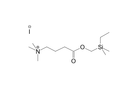 4-(N,N-DIMETHYLAMINO)BUTANOIC ACID, DIMETHYLETHYLSILYLMETHYL ESTER,IODOMETHYLATE