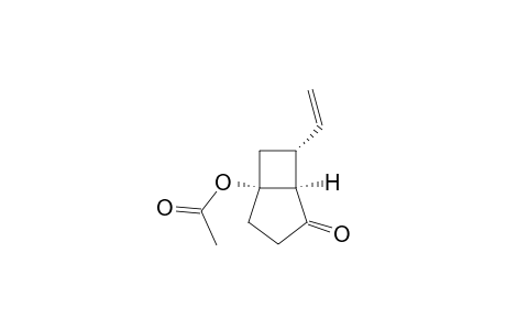 Bicyclo[3.2.0]heptan-2-one, 5-(acetyloxy)-7-ethenyl-, (1.alpha.,5.alpha.,7.alpha.)-