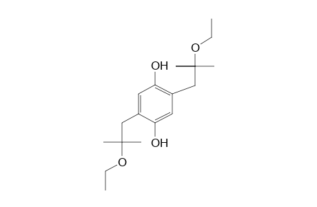 2,5-bis(2-ethoxy-2-methylpropyl)hydroquinone