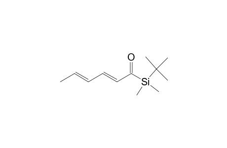 Silane, (1,1-dimethylethyl)dimethyl(1-oxo-2,4-hexadienyl)-, (E,E)-