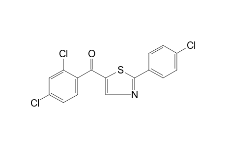 2-(p-CHLOROPHENYL)-5-THIAZOLYL 2,4-DICHLOROPHENYL KETONE