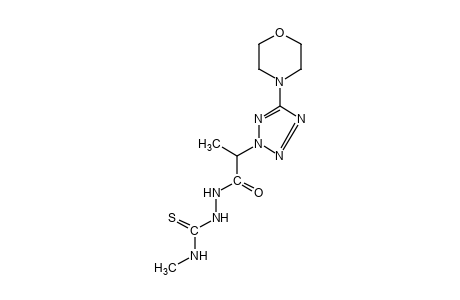 4-methyl-1-[2-(5-morpholino-2H-tetrazol-2-yl)propionyl]-3-thiosemicarbazide