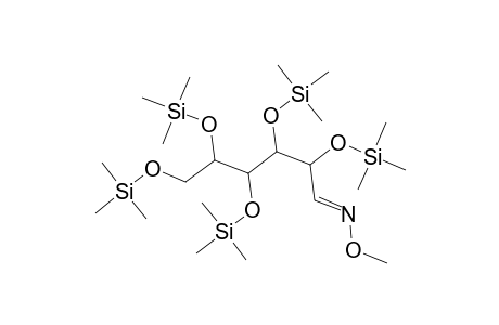 D-Glucose, 2,3,4,5,6-pentakis-O-(trimethylsilyl)-, O-methyloxime