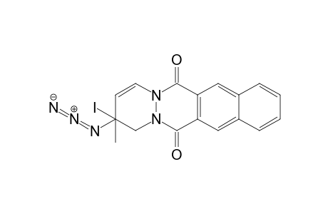 2-Methyl-2-azido-2-iodo-1,2,6,13-tetrahydrobenzo[g]pyridazino[1,2-b]phthalazine-6,13-dione isomer