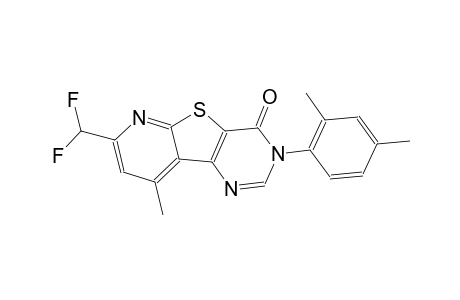 7-(difluoromethyl)-3-(2,4-dimethylphenyl)-9-methylpyrido[3',2':4,5]thieno[3,2-d]pyrimidin-4(3H)-one