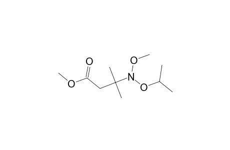 Methyl 3-[isopropoxy(methoxy)amino]-3-methylbutanoate