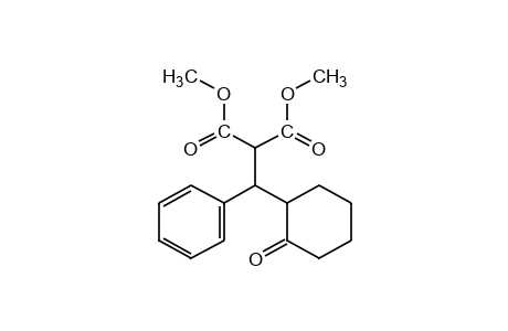 (-)-[alphaS-2-oxocyclohexyl)benzyl]malonic acid, dimethyl ester