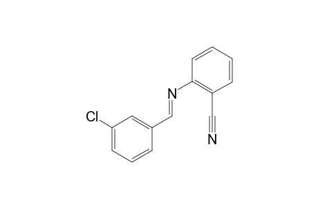 (E)-2-((3-Chlorobenzylidene)amino)benzonitrile