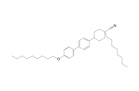 Cyclohexanecarbonitrile, 4-[4'-(nonyloxy)[1,1'-biphenyl]-4-yl]-1-octyl-