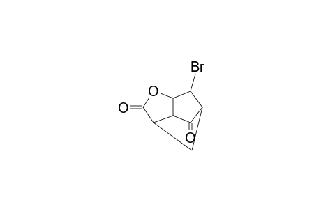 3,5-Methano-2H-cyclopenta[B]furan-2,4(5H)-dione, 6-bromo-3,3A,6,6A-tetrahydro-, (3R,3A-trans,5-cis,6-trans,6A-trans)-