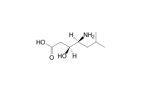 (3S,4S)-4-amino-3-hydroxy-6-methyl-enanthic acid
