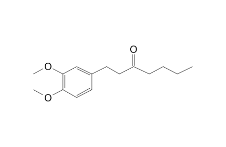 1-(3,4-Dimethoxyphenyl)heptan-3-one