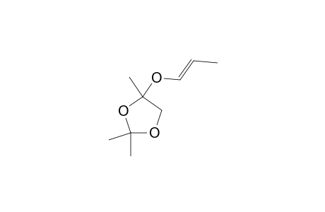 (E)-2,2,4-Trimethyl-1,3-dioxolan-4-yl-prop-1-enyl-ether