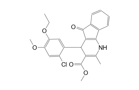 1H-indeno[1,2-b]pyridine-3-carboxylic acid, 4-(2-chloro-5-ethoxy-4-methoxyphenyl)-4,5-dihydro-2-methyl-5-oxo-, methyl ester