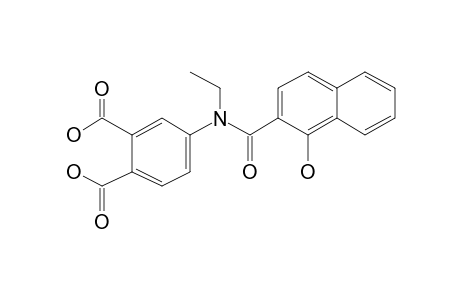 1,2-Benzenedicarboxylic acid, 4-[ethyl[(1-hydroxy-2-naphthalenyl)carbonyl]amino]-