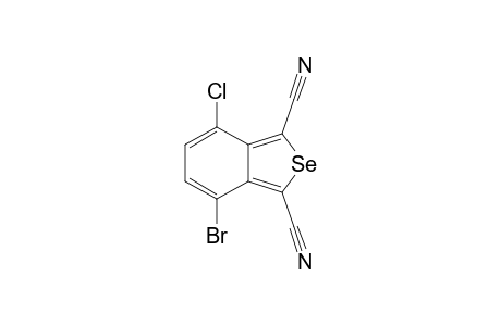 4-Bromanyl-7-chloranyl-2-benzoselenophene-1,3-dicarbonitrile
