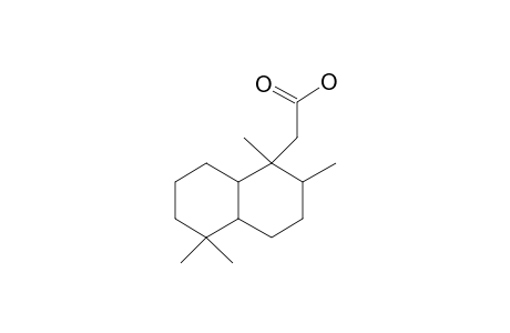 1-Carbomethoxy-1,2,5,5-tetramethyl-cis-decalin(1R,2S,4as,8as)