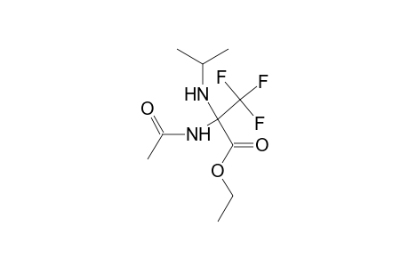 Ethyl 2-(acetylamino)-3,3,3-trifluoro-2-(isopropylamino)propanoate