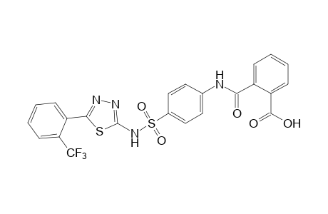 4'-{[5-(alpha,alpha,alpha-trifluoro-o-tolyl)-1,3,4-thiadiazol-2-yl]sulfamoyl}phthalanilic acid