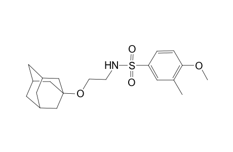 Benzenesulfonamide, N-[2-(adamantan-1-yloxy)ethyl]-4-methoxy-3-methyl-