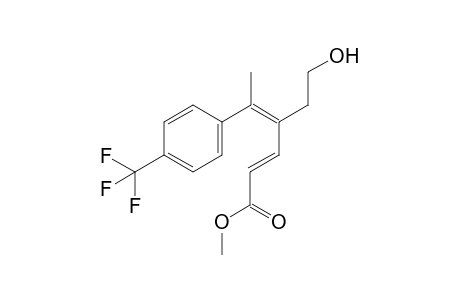 Methyl (2E,4Z)-4-(2-hydroxyethyl)-5-(4-(trifluoromethyl)phenyl)hexa-2,4-dienoate