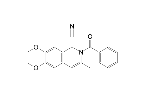 2-Benzoyl-6,7-dimethoxy-3-methyl-1,2-dihydroisoquinoline-1-carbonitrile