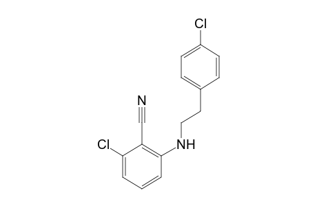 6-chloro-N-(p-chlorophenethyl)anthranilonitrile