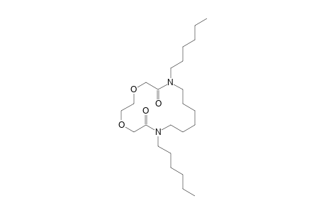 1,4-Dioxa-7,14-diazacyclohexadecane-6,15-dione, 7,14-dihexyl-