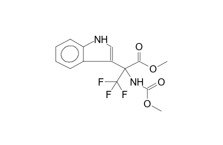 3-(1-METHOXYCARBONYL-1-METHOXYCARBONYLAMINO-2,2,2-TRIFLUOROETHYL)INDOLE