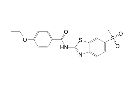 4-ethoxy-N-[6-(methylsulfonyl)-1,3-benzothiazol-2-yl]benzamide