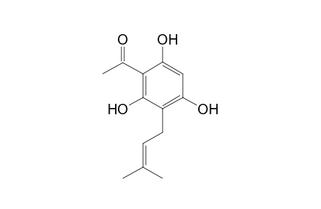 2,4,6-TRIHYDROXY-3-(3-METHYL-2-BUTENYL)-ACETOPHENON,3-PRENYLPHLOROACETOPHENON
