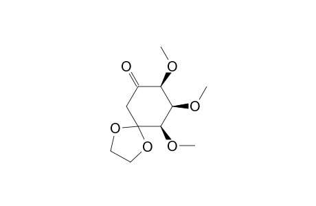 (2S,3R,4R)-5,5-ethylenedioxy-2,3,4-trimethoxycyclohexanone