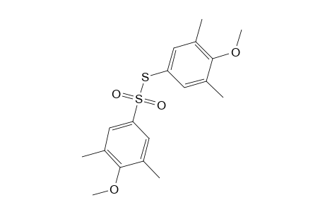 4-methoxythio-3,5-xylenesulfonic acid, s-4-methoxy-3,5-xylyl ester